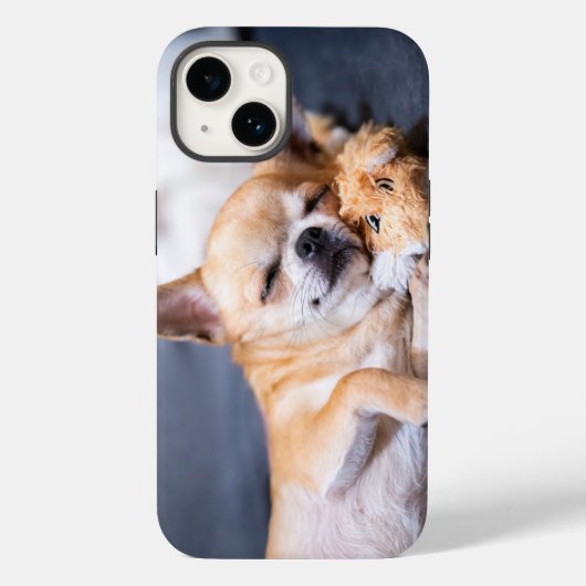 最も可愛い赤ん坊の動物 |赤毛チワホアドッグ Case-Mate iPhoneケース (裏面)