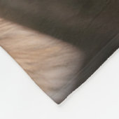 最も可愛い赤ん坊の動物 車の中のピーゲスの子犬|ピーゲス フリースブランケット (角)