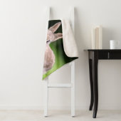 最も可愛い赤ん坊の動物 |野生のウサギ シェルパブランケット (インサイチュ)