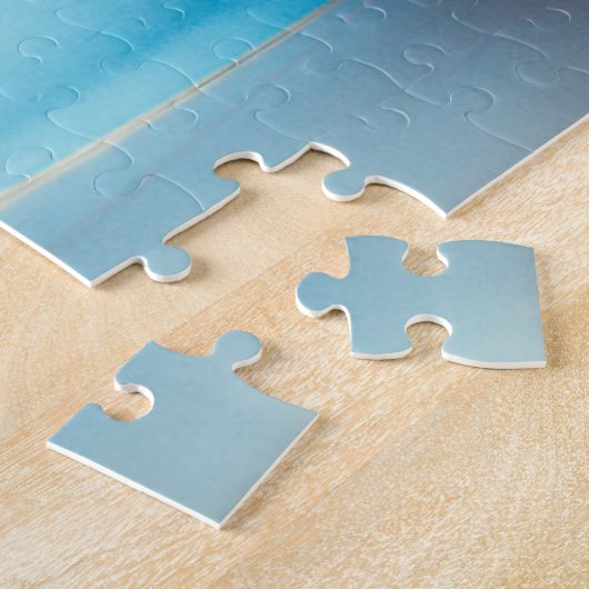 最も可愛い赤ん坊の動物 |青い目のペルシャ猫 ジグソーパズル (側面)