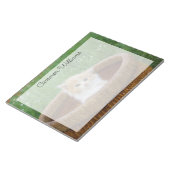 最も可愛い赤ん坊の動物 |青い目の子猫 ノートパッド (アングル)