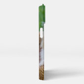 最も可愛い赤ん坊の動物 |青い目の子猫 iPhoneケース (右側面)