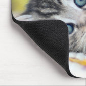 最も可愛い赤ん坊の動物 |青い目をした子猫 マウスパッド (コーナー)