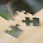 最も可愛い赤ん坊の動物 |驚いた雪猿 ジグソーパズル (側面)