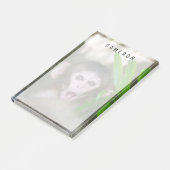 最も可愛い赤ん坊の動物 |驚いた雪猿 ポストイット (アングル)