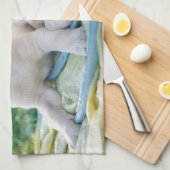 最も可愛い赤ん坊の動物 |黄色のラブラドール検索 キッチンタオル (四つ折り)