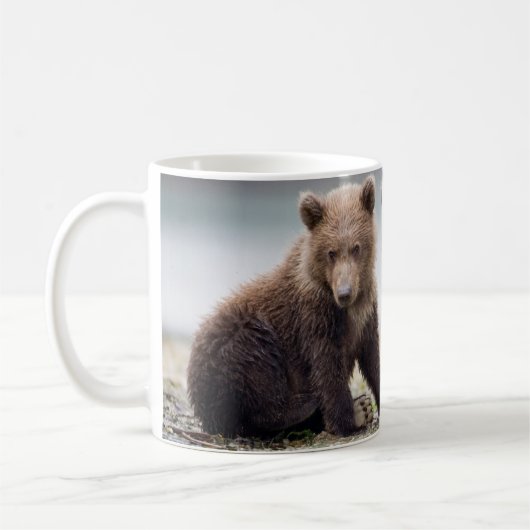最も可愛い赤ん坊の動物 | 2つのクマの子ネコ コーヒーマグカップ (左)