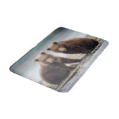 最も可愛い赤ん坊の動物 | 2つのクマの子ネコ バスマット (アングル)