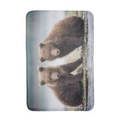 最も可愛い赤ん坊の動物 | 2つのクマの子ネコ バスマット (正面縦)