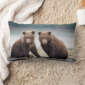 最も可愛い赤ん坊の動物 | 2つのクマの子ネコ ランバークッション (ブランケット)