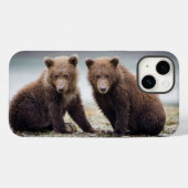 最も可愛い赤ん坊の動物 | 2つのクマの子ネコ Case-Mate iPhoneケース (裏面 (横))