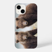 最も可愛い赤ん坊の動物 | 2つのクマの子ネコ iPhoneケース (裏面)