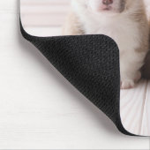 最も可愛い赤ん坊の動物 | 2つのベビーコーギス座り マウスパッド (コーナー)