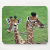 最も可愛い赤ん坊の動物 | 2つのベビー マウスパッド (正面)