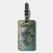 最も可愛い赤ん坊の動物 | 2つのマナティー ラゲッジタグ (正面縦)