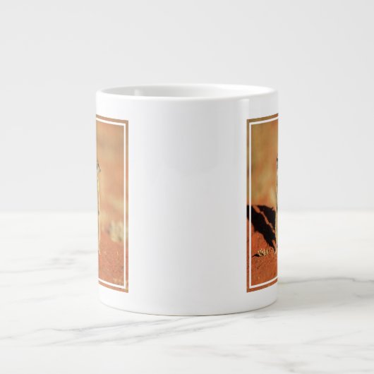 最も可愛い赤ん坊の動物 | 3メルカット ジャンボコーヒーマグカップ (正面)