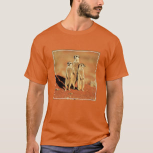 最も可愛い赤ん坊の動物 3メルカット Tシャツ