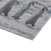 最も可愛い赤ん坊の動物 3台のエンペインギンの雛 カッティングボード (角)