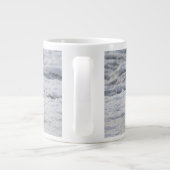 最も可愛い赤ん坊の動物 3台のエンペインギンの雛 ジャンボコーヒーマグカップ (裏面)