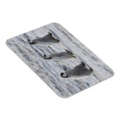 最も可愛い赤ん坊の動物 3台のエンペインギンの雛 マグネット (右側)