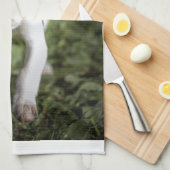 最も可愛い赤ん坊の動物 | Beagle Puppy キッチンタオル (四つ折り)