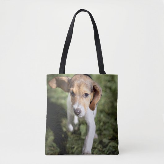 最も可愛い赤ん坊の動物 | Beagle Puppy トートバッグ (正面)