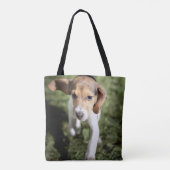 最も可愛い赤ん坊の動物 | Beagle Puppy トートバッグ (裏面)