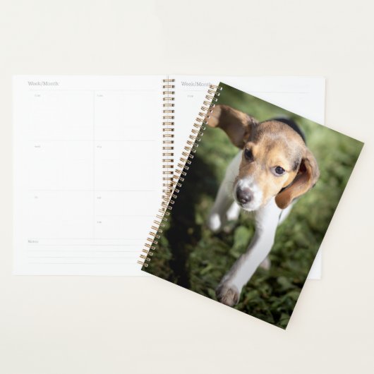 最も可愛い赤ん坊の動物 | Beagle Puppy プランナー手帳 (ディスプレー)