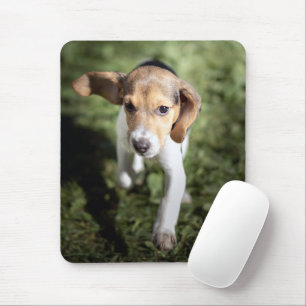 最も可愛い赤ん坊の動物 Beagle Puppy マウスパッド