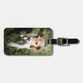 最も可愛い赤ん坊の動物 | Beagle Puppy ラゲッジタグ (正面横)
