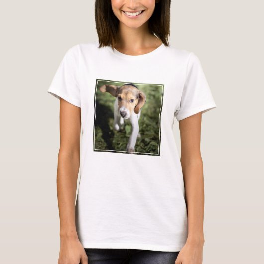 最も可愛い赤ん坊の動物 | Beagle Puppy Tシャツ (正面)