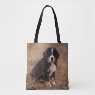 最も可愛い赤ん坊の動物   Bernese Mountain Dog トートバッグ