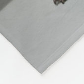 最も可愛い赤ん坊の動物 | Blue フランスの Bulldog Puppy フリースブランケット (角)