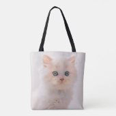 最も可愛い赤ん坊の動物 | Blue Eye Kitten トートバッグ (裏面)
