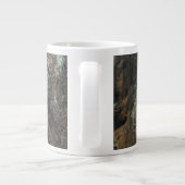 最も可愛い赤ん坊の動物 | Brown Bearファミリー ジャンボコーヒーマグカップ (裏面)