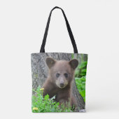 最も可愛い赤ん坊の動物 | Brown Bear Cub トートバッグ (裏面)