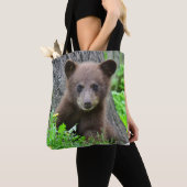 最も可愛い赤ん坊の動物 | Brown Bear Cub トートバッグ (クローズアップ)