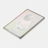 最も可愛い赤ん坊の動物 | Burroing Owlet ポストイット (アングル)