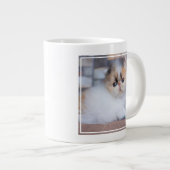 最も可愛い赤ん坊の動物 | Calicoペルシャ猫 ジャンボコーヒーマグカップ (正面右)
