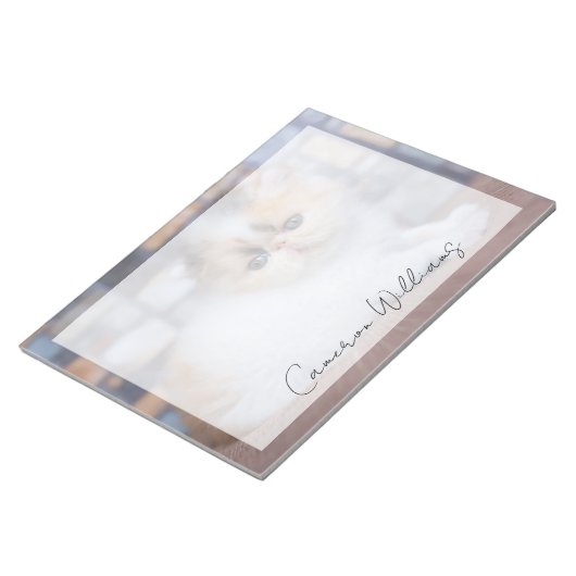 最も可愛い赤ん坊の動物 | Calicoペルシャ猫 ノートパッド (アングル)