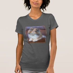 最も可愛い赤ん坊の動物 Calicoペルシャ猫 Tシャツ