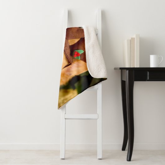 最も可愛い赤ん坊の動物 | Corgi Christmas Reindeer シェルパブランケット (インサイチュ)