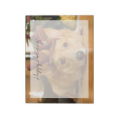 最も可愛い赤ん坊の動物 | Corgi Christmas Reindeer ノートパッド (回転)