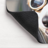 最も可愛い赤ん坊の動物 | Corgi Goggles in the Car マウスパッド (コーナー)