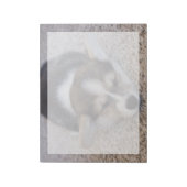 最も可愛い赤ん坊の動物 | Corgi Puppy on Shag Rug ノートパッド (回転)