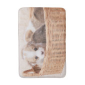 最も可愛い赤ん坊の動物 | Corgi Tiny Puppy バスマット (正面縦)