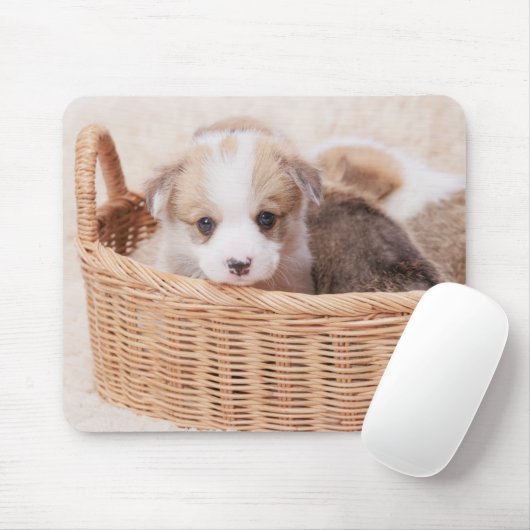 最も可愛い赤ん坊の動物 | Corgi Tiny Puppy マウスパッド (マウス)