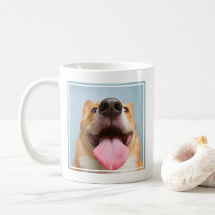最も可愛い赤ん坊の動物 Corgi Tongue Corgi Tong コーヒーマグカップ