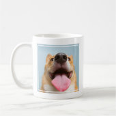 最も可愛い赤ん坊の動物 Corgi Tongue | Corgi Tong コーヒーマグカップ (左)