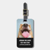 最も可愛い赤ん坊の動物 Corgi Tongue | Corgi Tong ラゲッジタグ (正面縦)